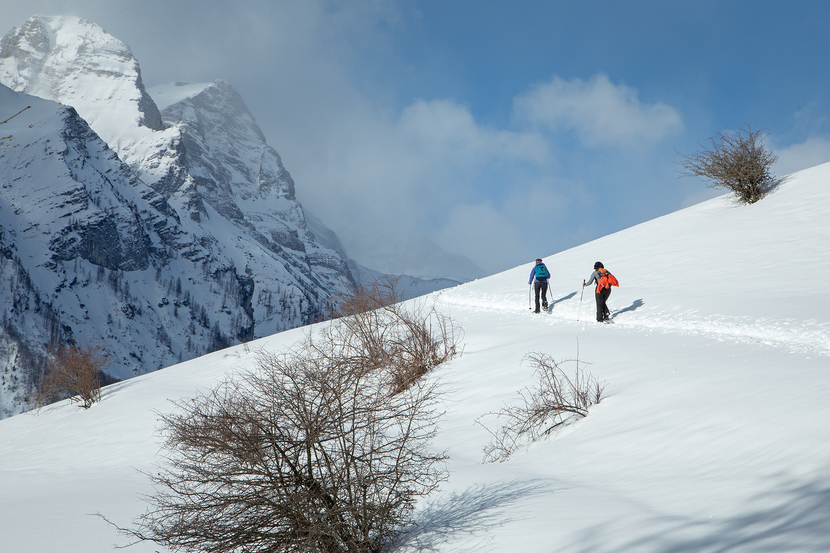 ein herrlicher Wintertag in den Bergen