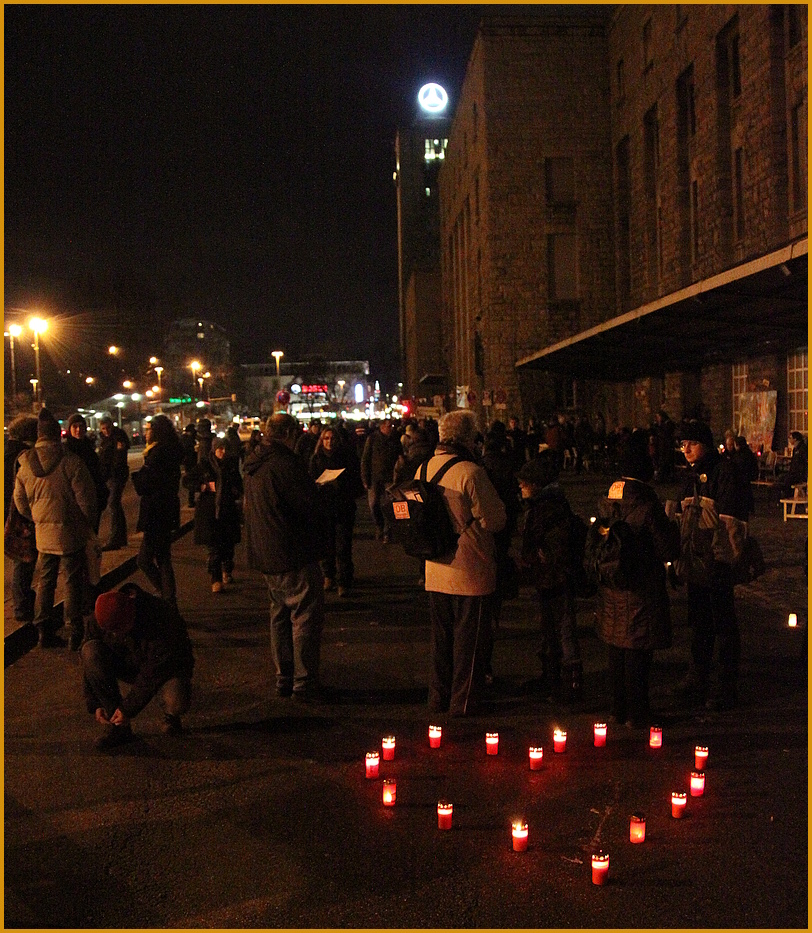 ein Herz am Suedflügel ....Stuttgart K21 13.1.12