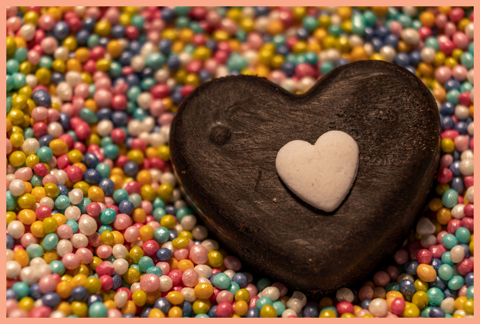Ein Herz aus Schokolade
