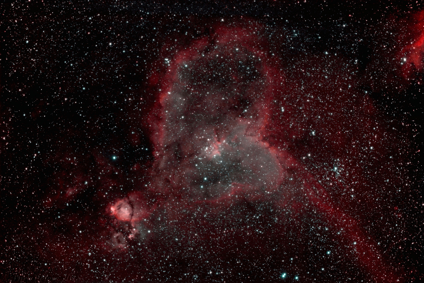 Ein Herz für die Astrofotografie: IC 1805 (Heart Nebula) im Sternbild Kassiopeia