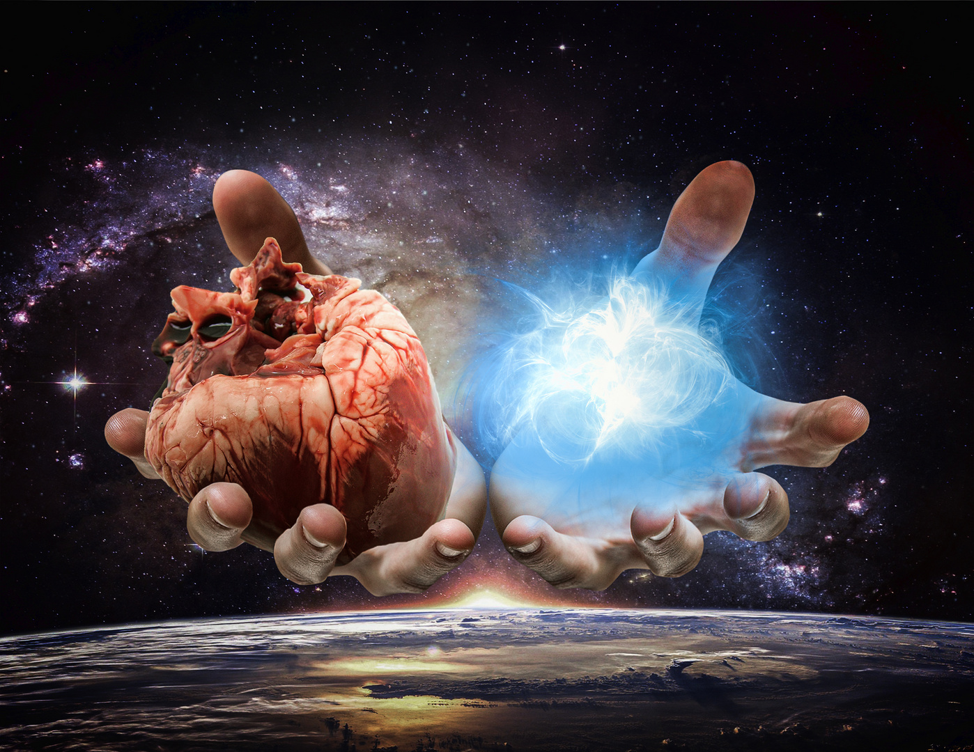Ein Herz und eine Seele Foto & Bild surreal, composing, digiart Bilder auf Ein Herz und eine Seele Foto & Bild surreal, composing, digiart Bilder auf