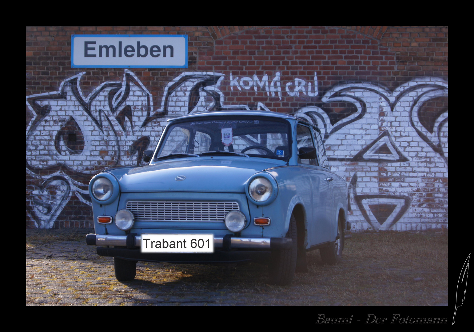 Ein Himmel blauer Trabant 601