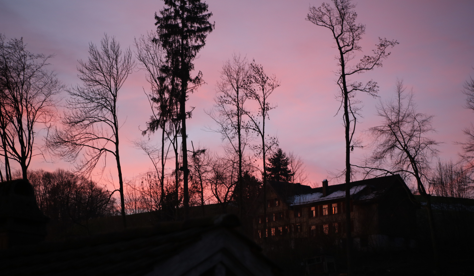 Ein Himmel der Dämmerung