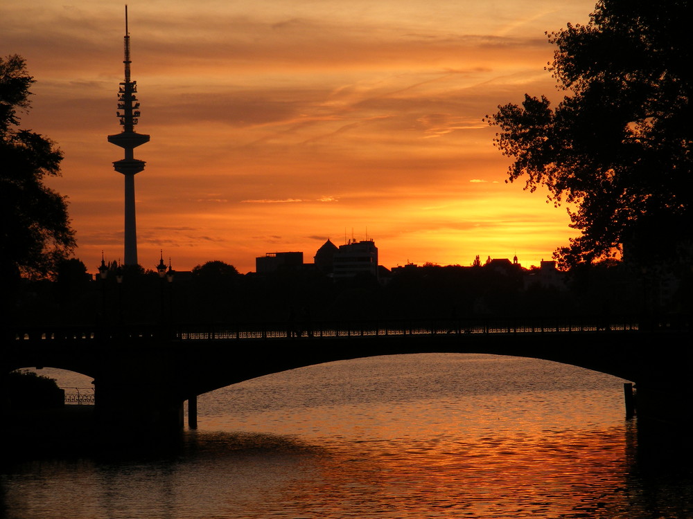 ein Himmel wie ein Gemälde