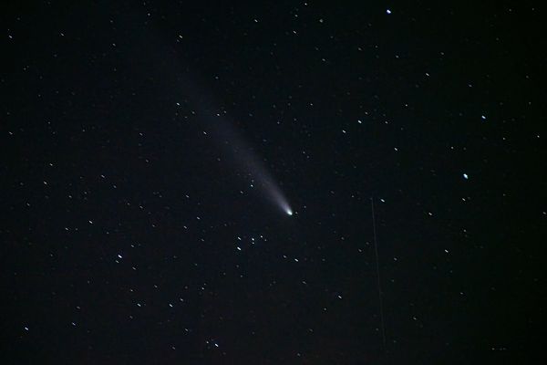 Ein himmlischer Reisender aus den Tiefen des Alls.