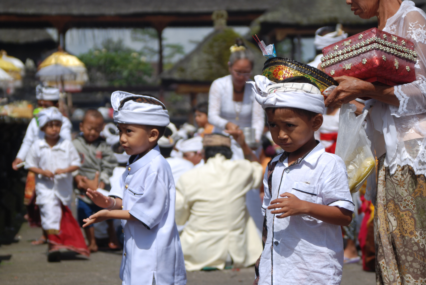 Ein hinduistischer Tempel auf Bali...