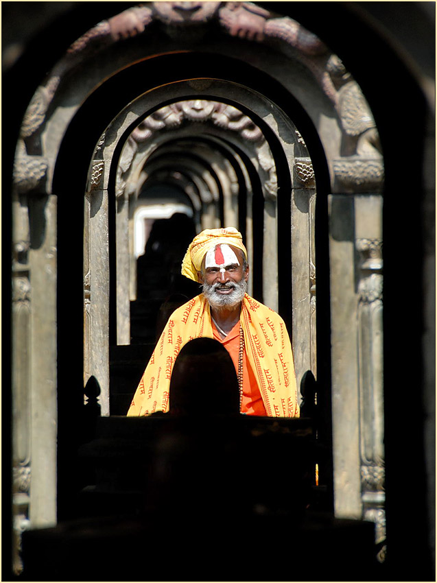 Ein Hindupriester...