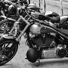 Ein Hingucker in Schwarz/Weiß - Harley Days Hamburg 2018