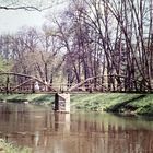 Ein historisches Foto der Luftbrücke in Greiz