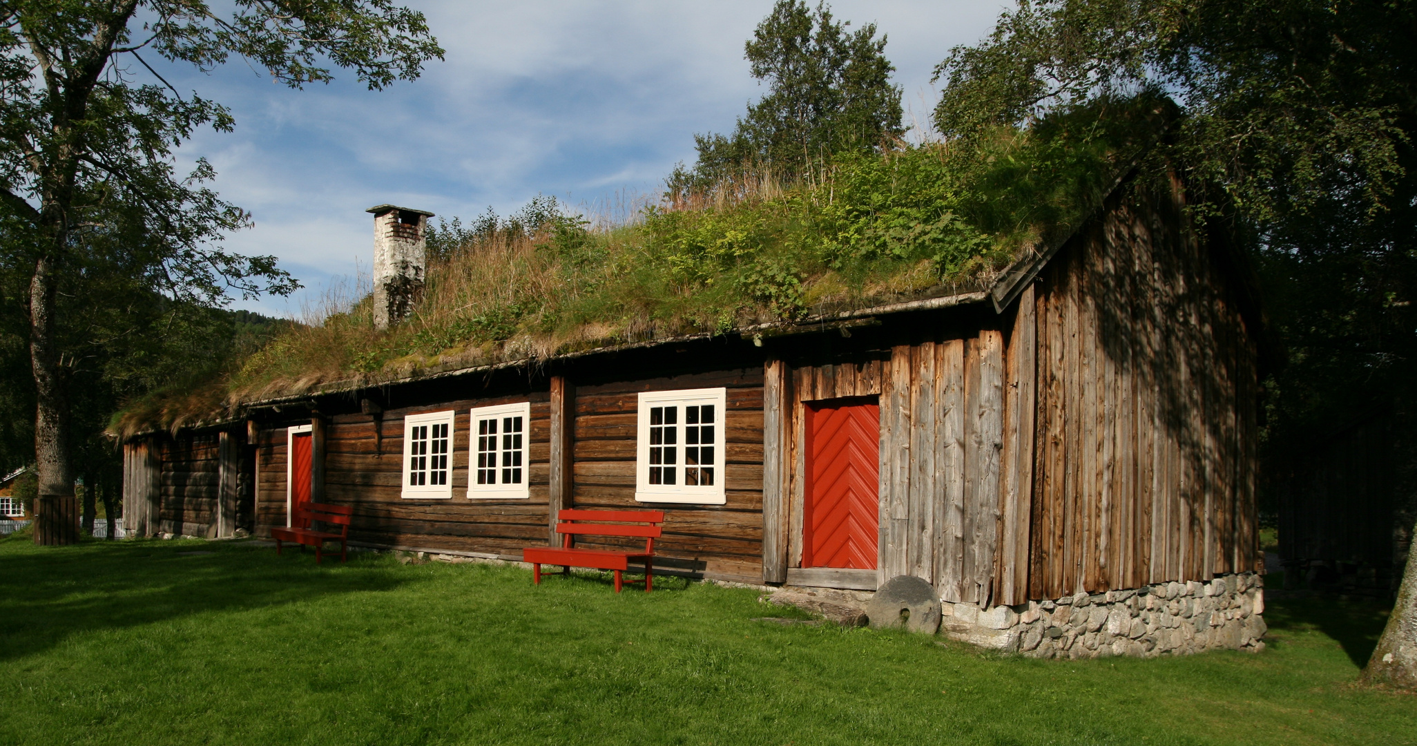 Ein historisches Langhaus