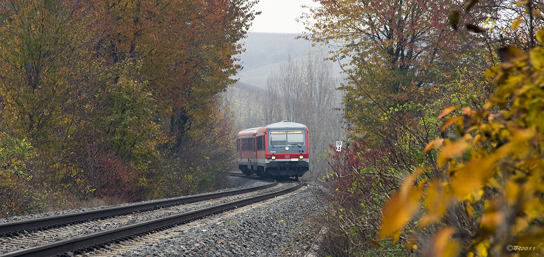 Ein Hohlweg