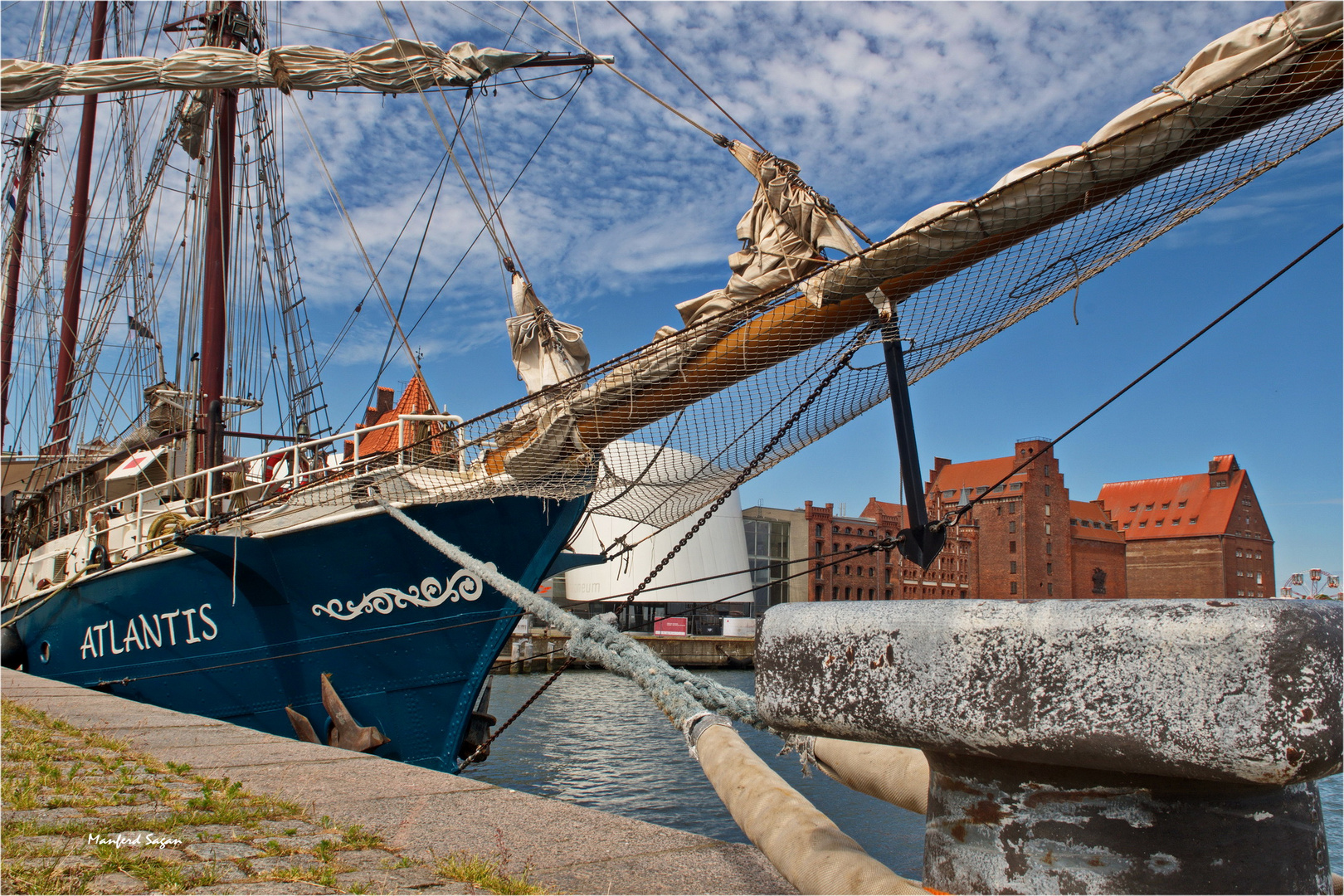 Ein Holländer im Stralsunder Hafen...