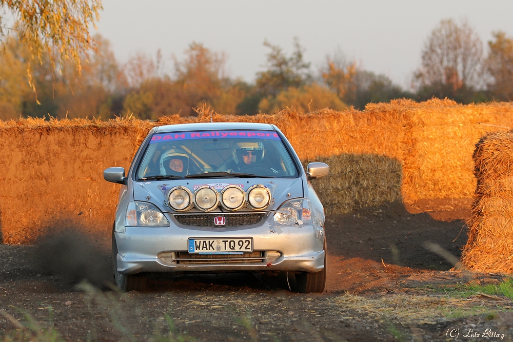 Ein Honda im Abendlicht ...