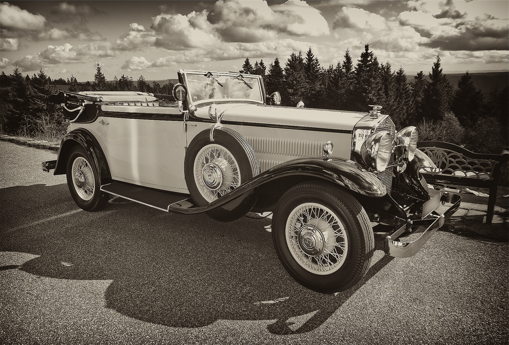 Ein Horch im Schwarzwald