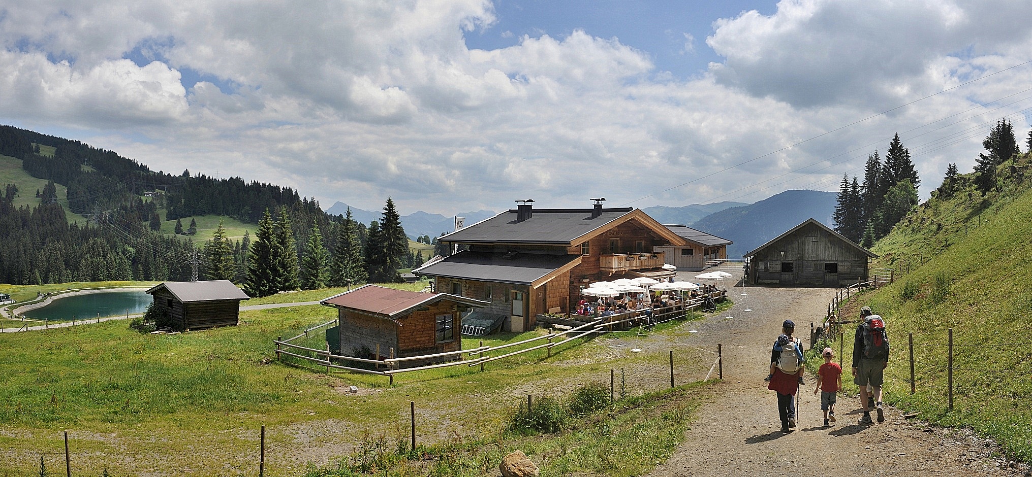 Ein ideales Wandergebiet ist das Kaisergebirge und die Kitzbühler Alpen