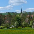 Ein idylischer Blick im Frühling