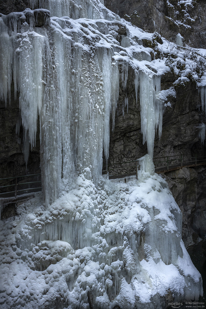 Ein in der Breitachklamm