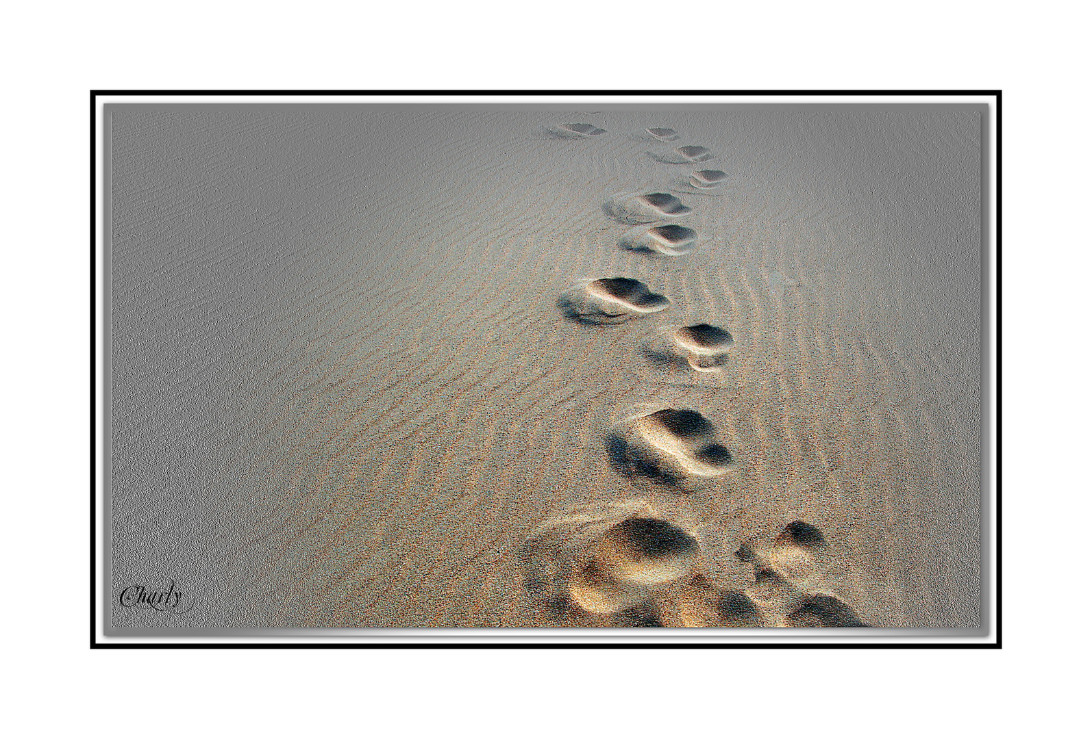 ein jeder...........hinterlässt seine spuren.......! Foto & Bild