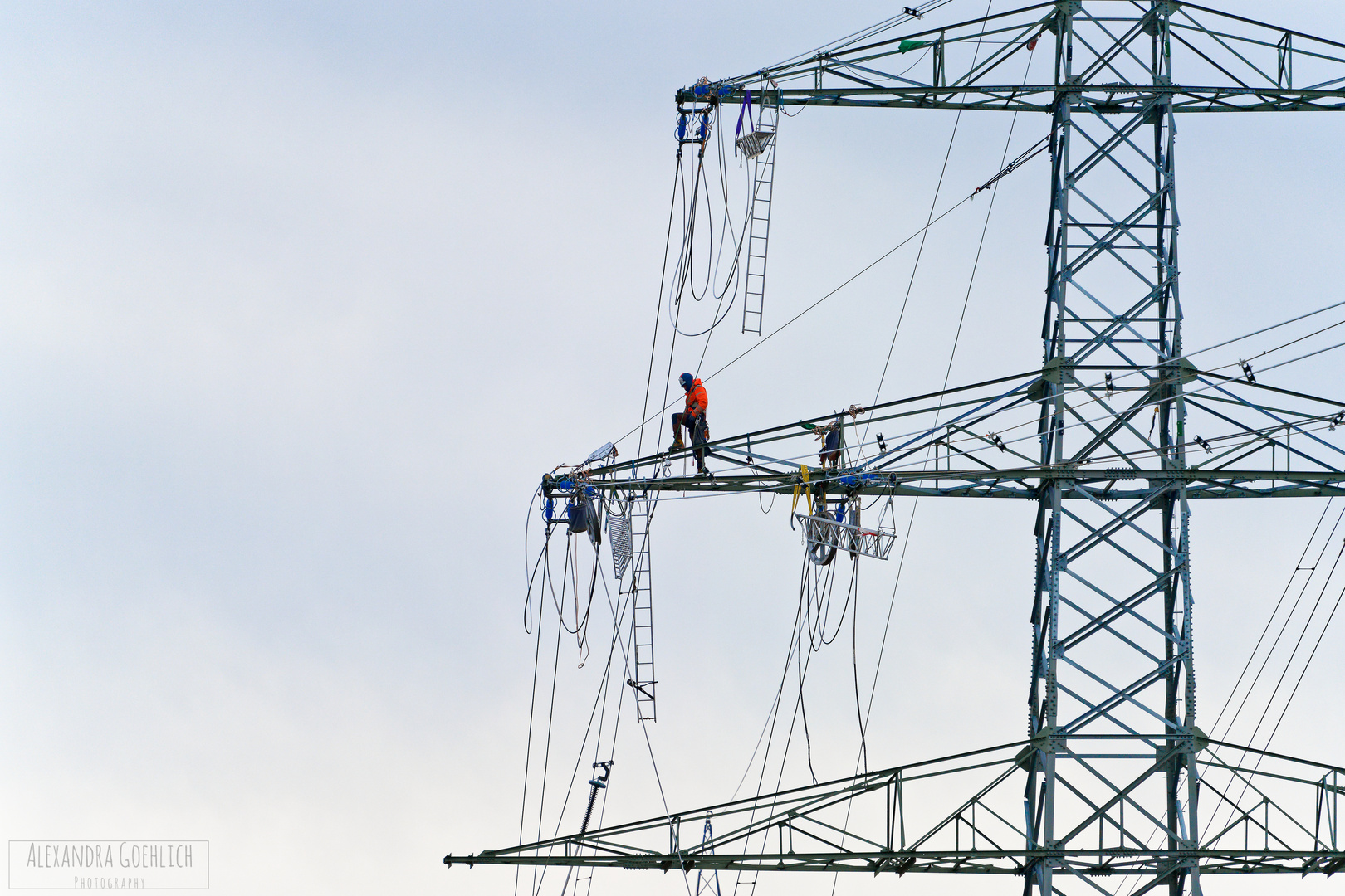 Ein Job mit Aussicht Foto & Bild erwachsene menschen, industrie und technik, energietechnik