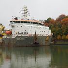 Ein Kabelleger im Nord-Ostsee-Kanal