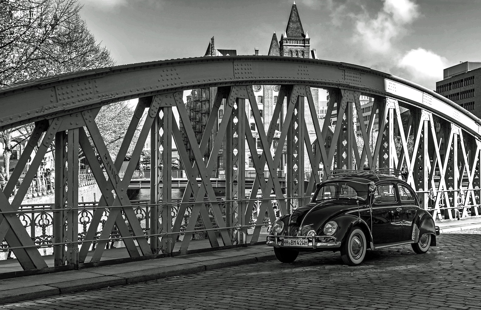 Ein Käfer in der Speicherstadt