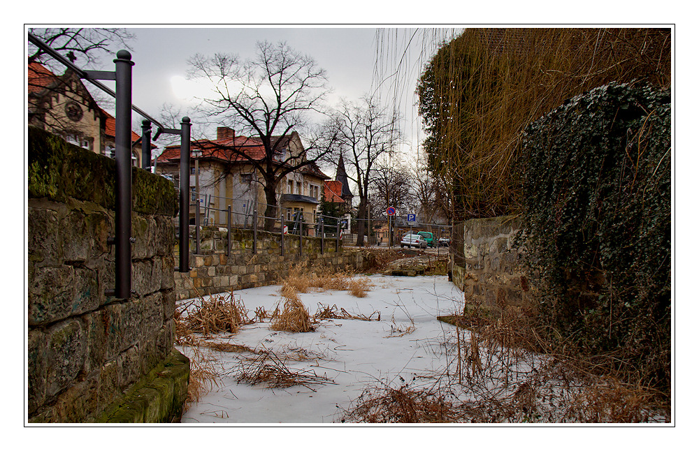 ein kalter tag in quedlinburg