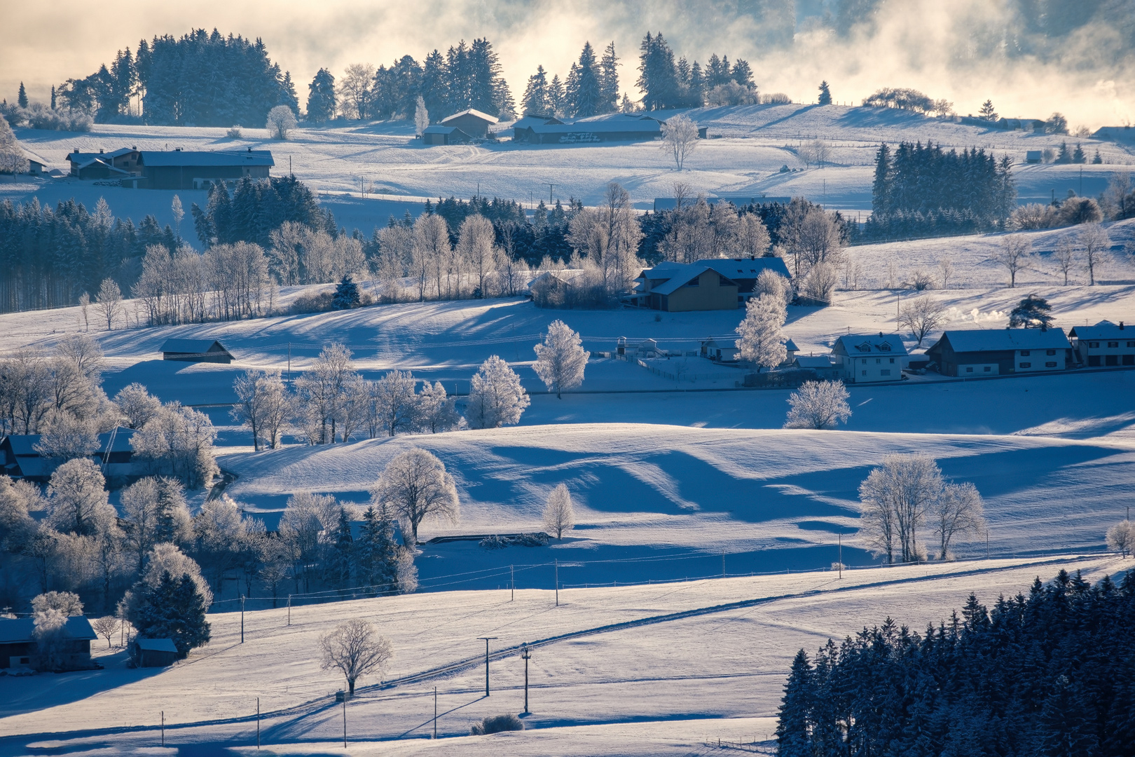 Ein kalter Wintermorgen