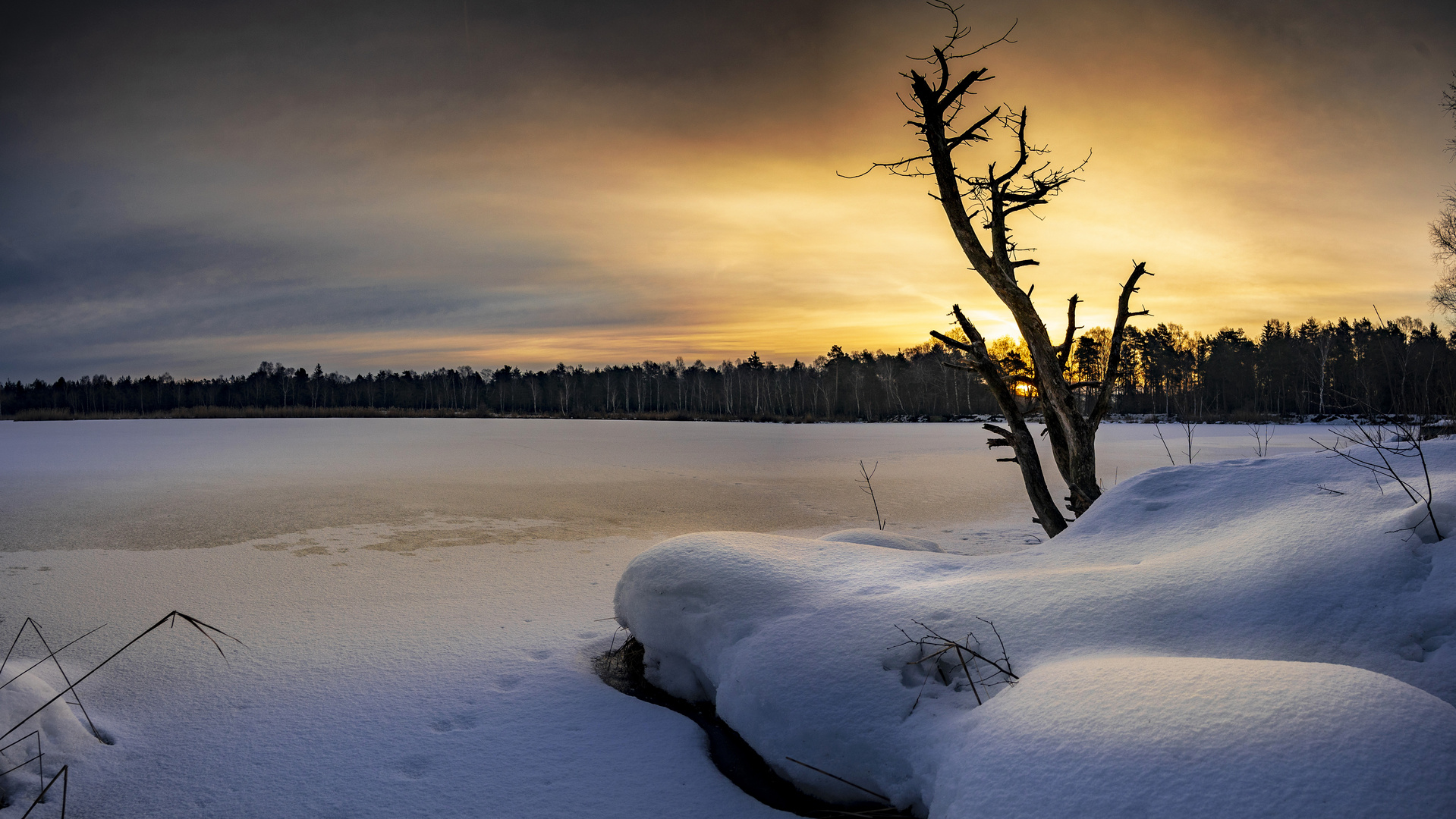 Ein kalter Wintermorgen