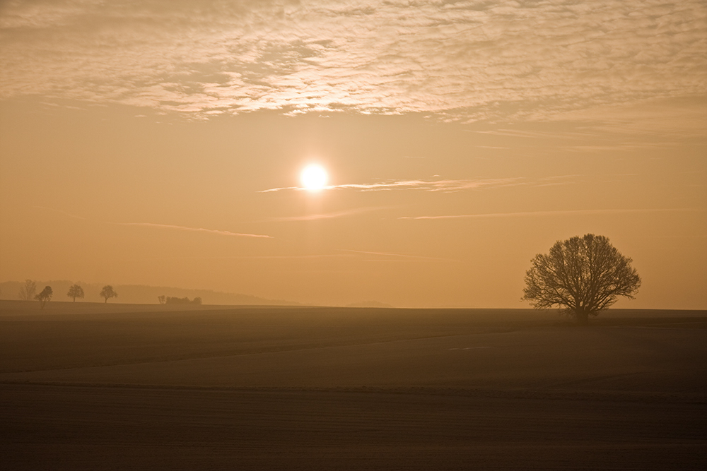 Ein kalter Wintermorgen