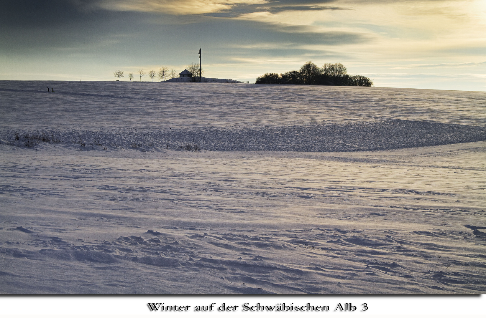 Ein kalter Wintertag auf der Schwäbischen Alb