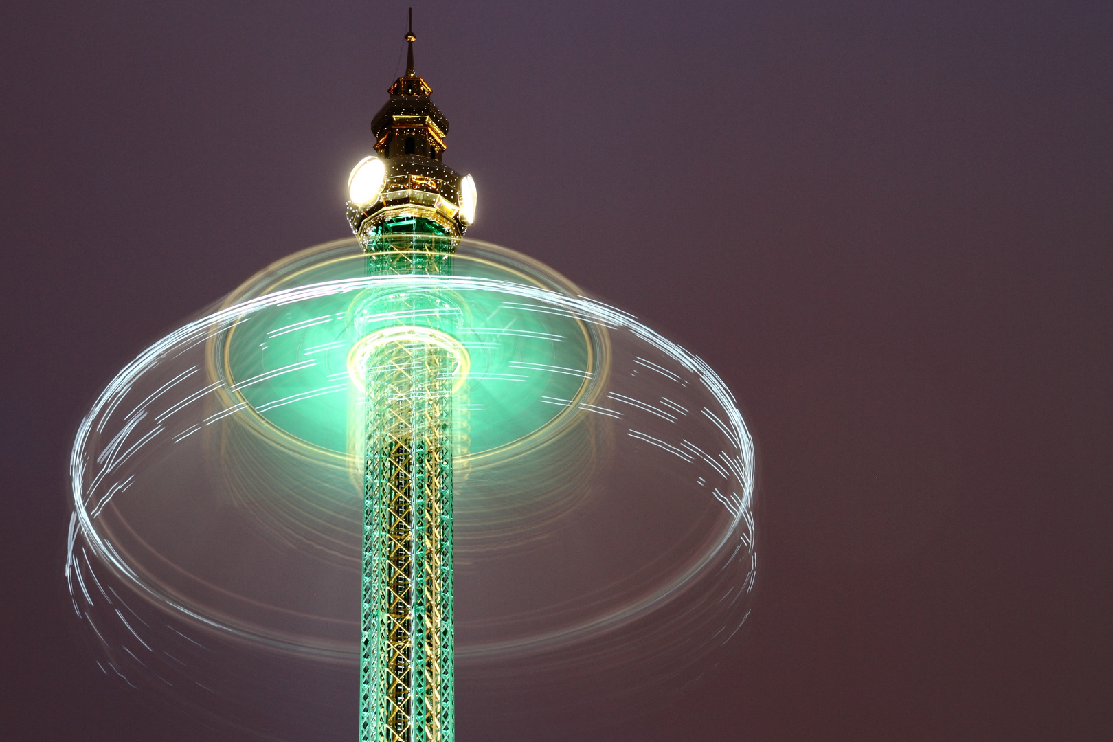 Ein Karussell im Wiener Prater