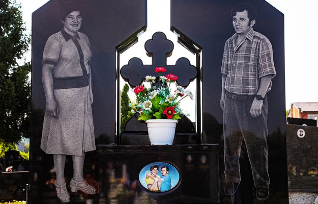 Ein katholisches Grab in Banja Luka