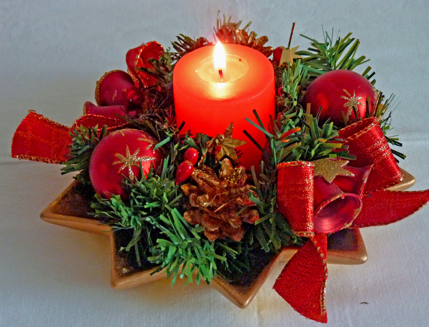 Ein Kerzengruss Zum 3 Advent Foto Bild Natur Bilder Auf Fotocommunity