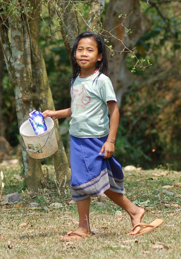 Ein Khmer Mädchen