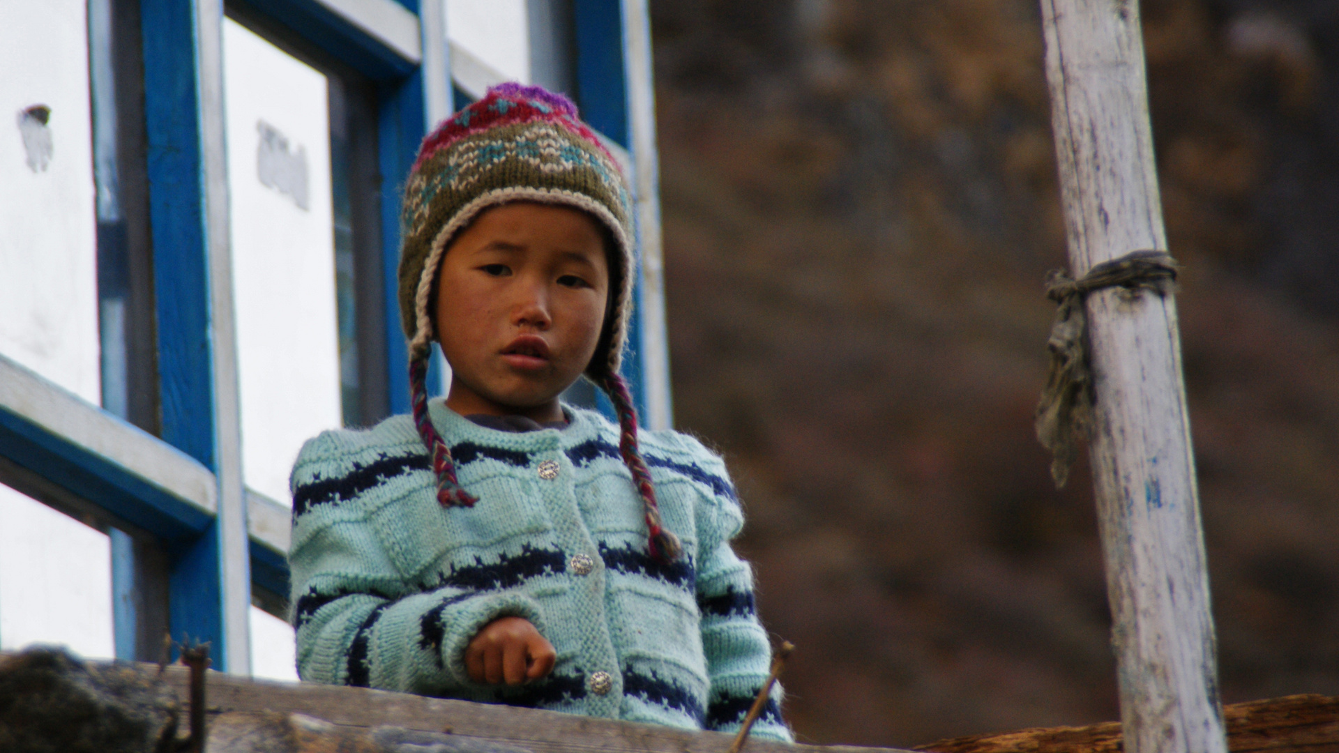 Ein Kind Nepals - Langtang Trekking Nepal