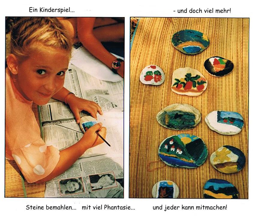 Ein Kinderspiel für alle: Steine bemalen...