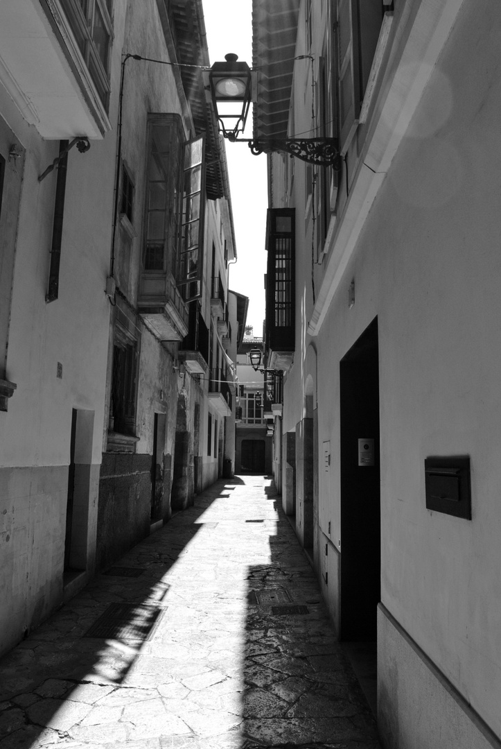 Ein kleine Gasse in Palma de Mallorca