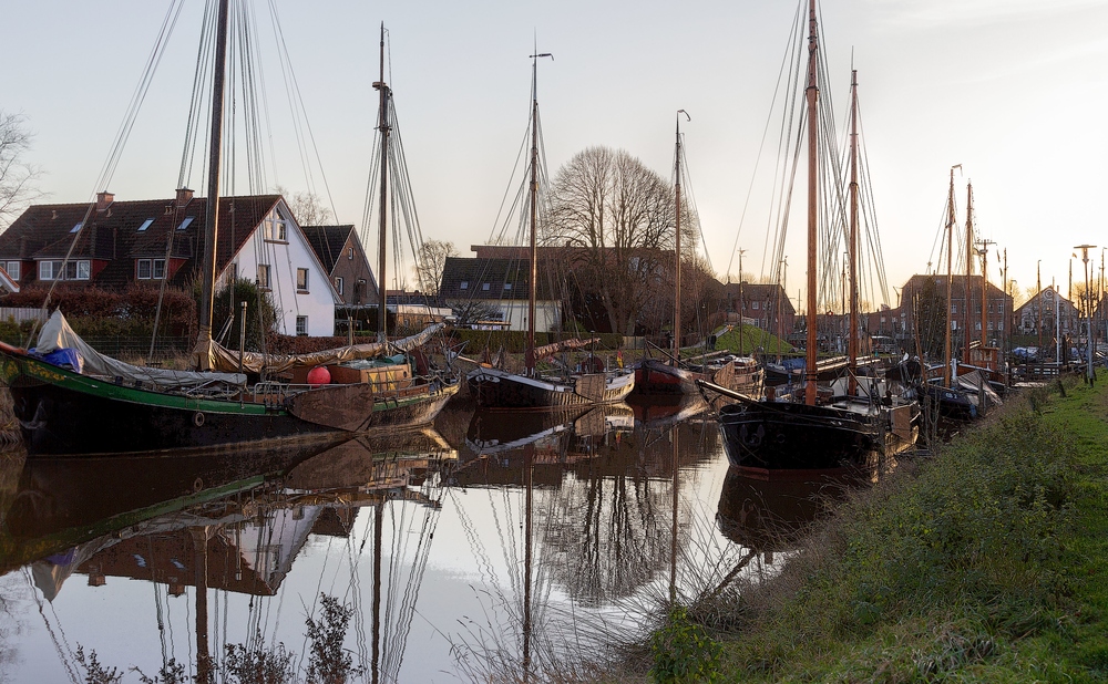 Ein kleiner Hafen in Carolinensiel