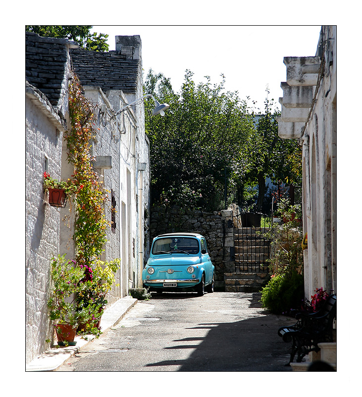 .. ein kleiner Italiener in Alberobello .......