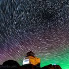 Ein kleiner Leuchtturm, Sterne und ein Hauch von Nordlicht