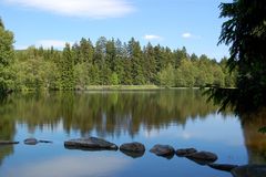 Ein kleiner See beim Karches