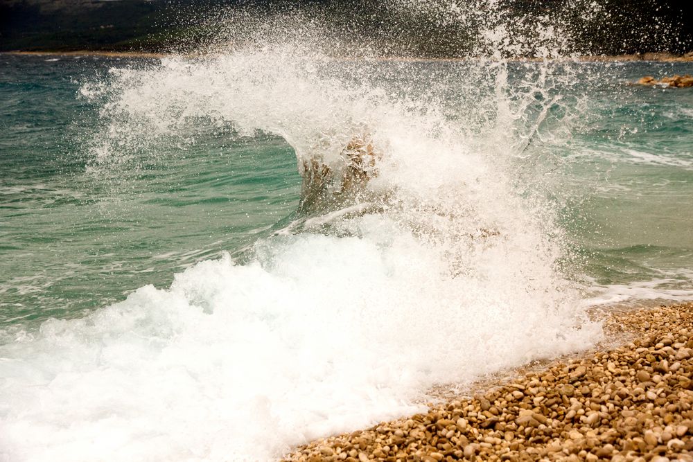 Ein kleiner Sturm in Rabac