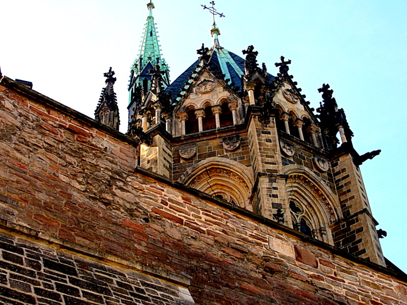 Ein kleiner Teil vom Schloss in Wernigerode