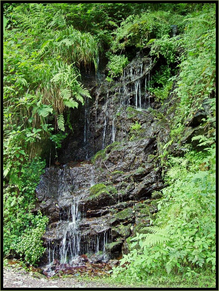 Ein kleiner Wasserfall...