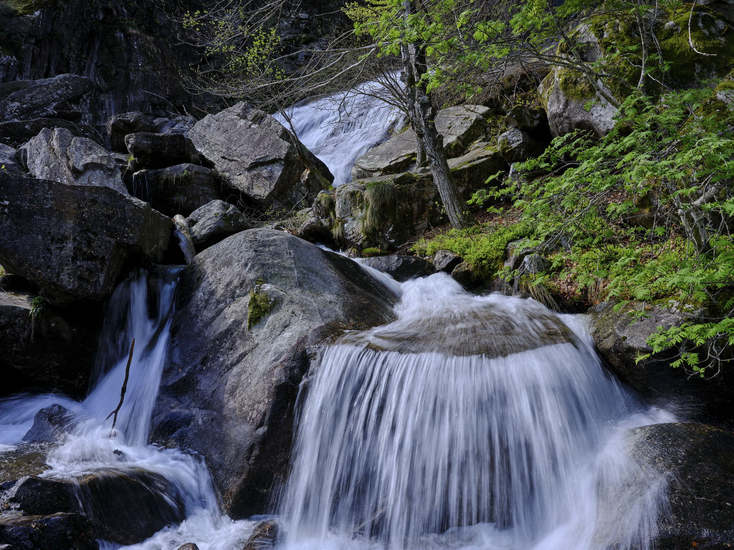 Ein kleiner Wasserfall