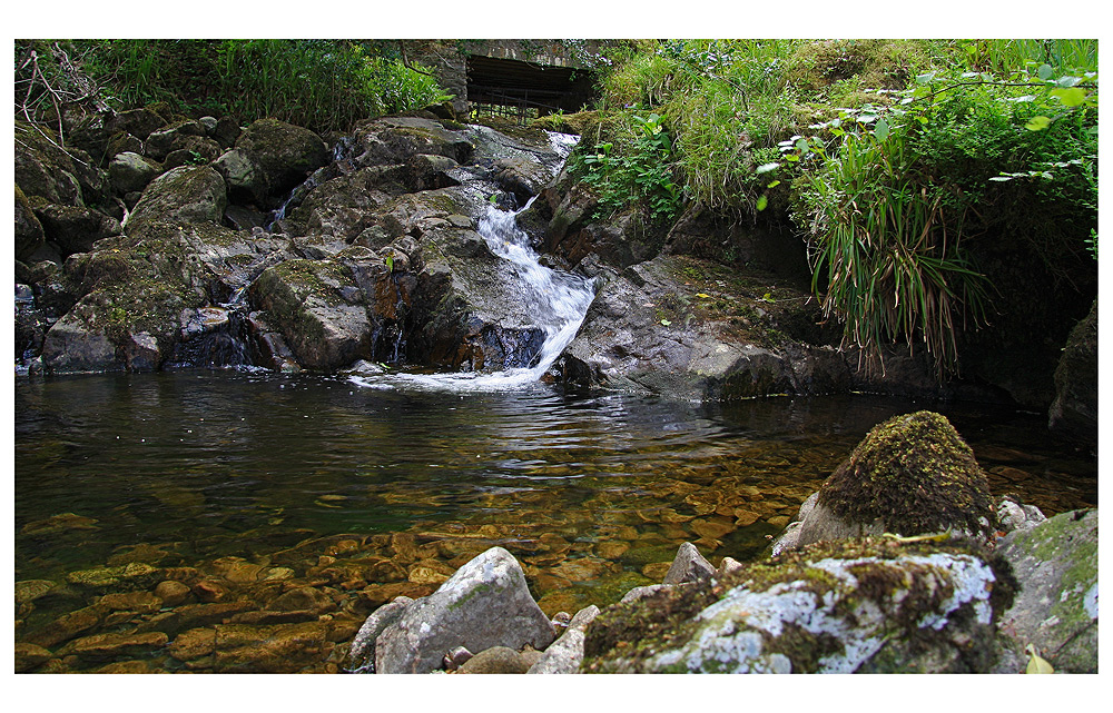 Ein kleiner Wasserfall....