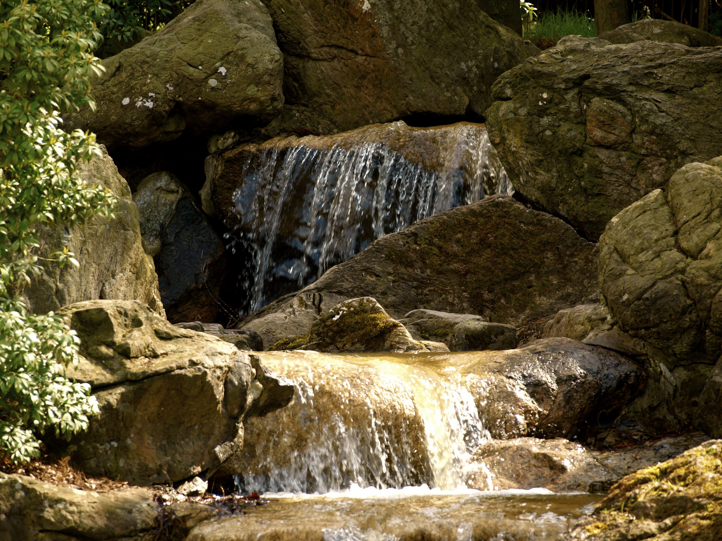 Ein kleiner Wasserfall