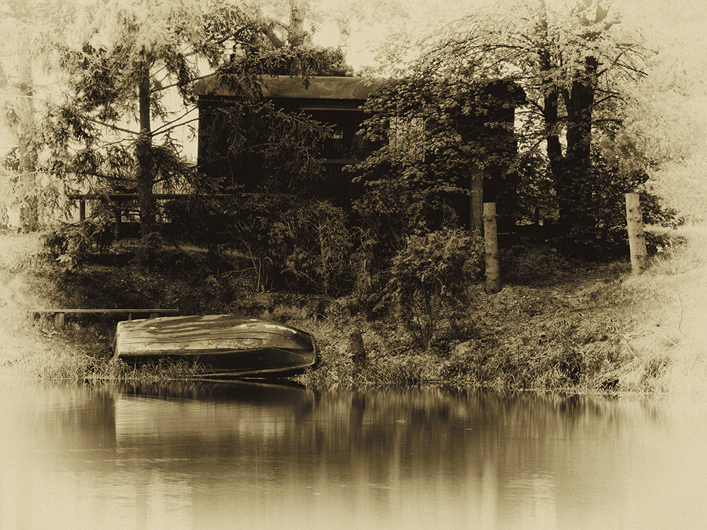 Ein kleiner Weiher zwischen Regensburg und Straubing