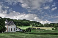 ein kleines Bergdorf