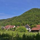 Ein kleines Dorf am Fuss der Schwäbischen Alb